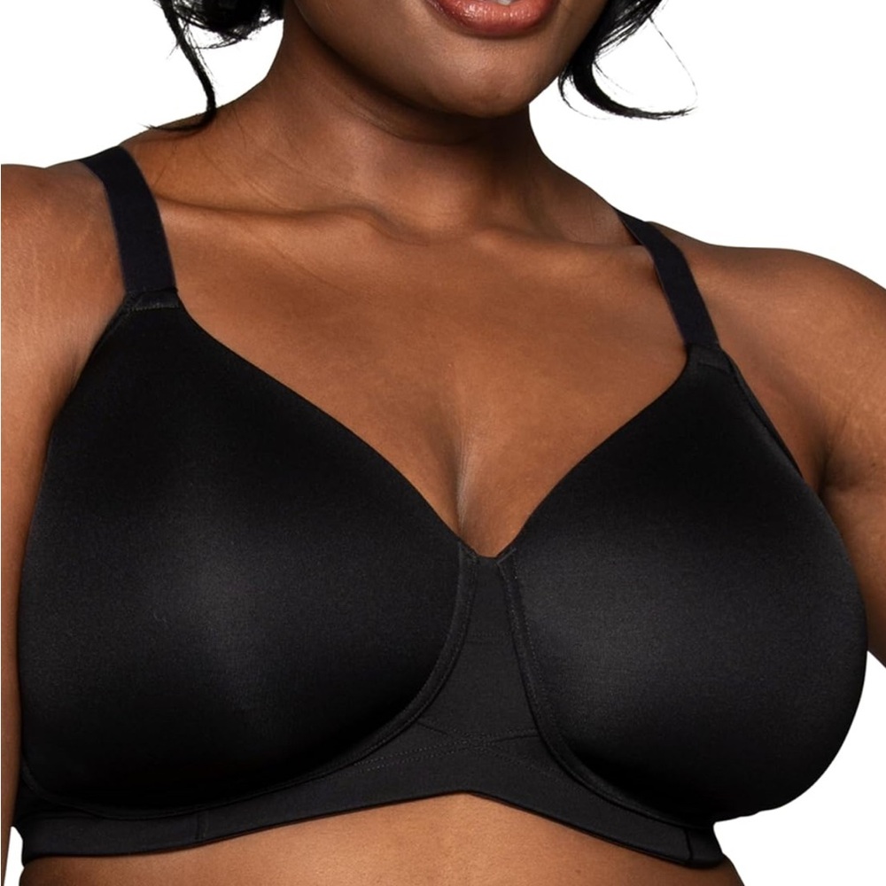 Vanity Fair Extended Sizes Plus Size Wireless Beauty Back Smoothing Bra 42DD (E)